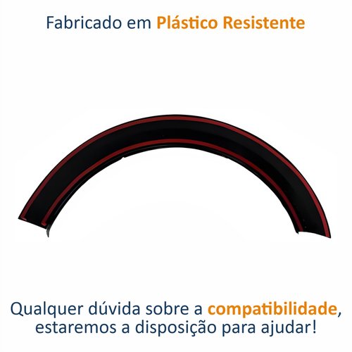 Moldura Paralama Dianteiro Vw Saveiro G5 2008 Até 2012 Lado Esquerdo Motorista