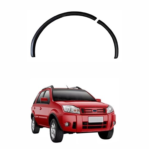 Moldura Dianteira Paralama e Parachoque Ford Ecosport 2003 Até 2012 Lado Direito Passageiro