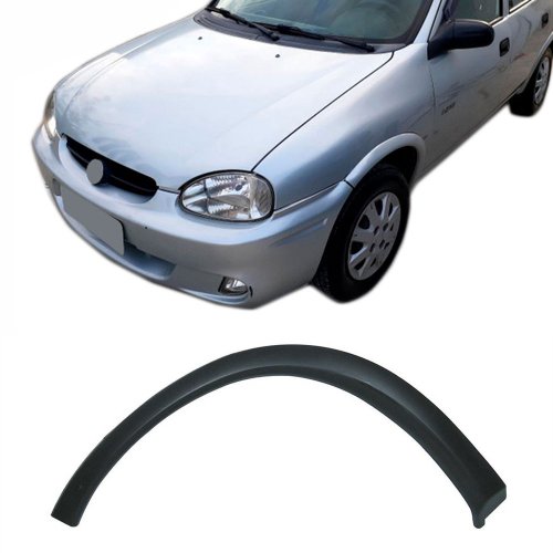 Moldura Paralama Gm Corsa 1994 Até 2010 Dianteiro Liso Lado Esquerdo Motorista