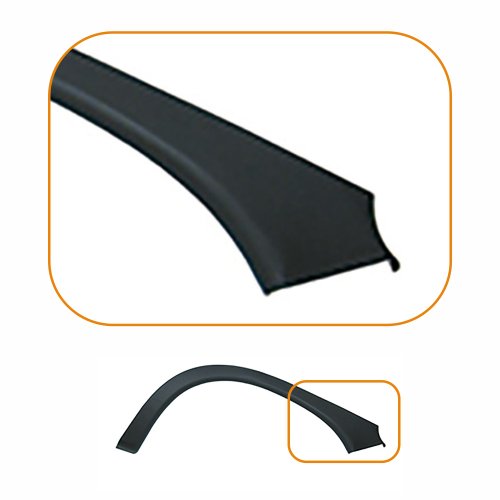 Moldura Paralama Gm Corsa Wind Hatch 1996 Até 2002 Traseiro Texturizado Lado Esquerdo Motorista
