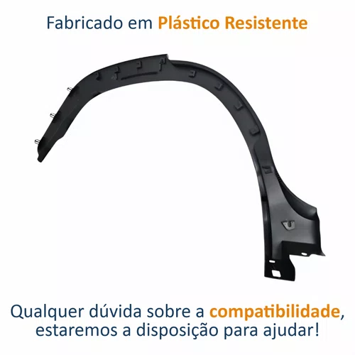 Moldura Paralama Traseiro Toyota Corolla Cross 2020 Até 2024 Lado Esquerdo Motorista