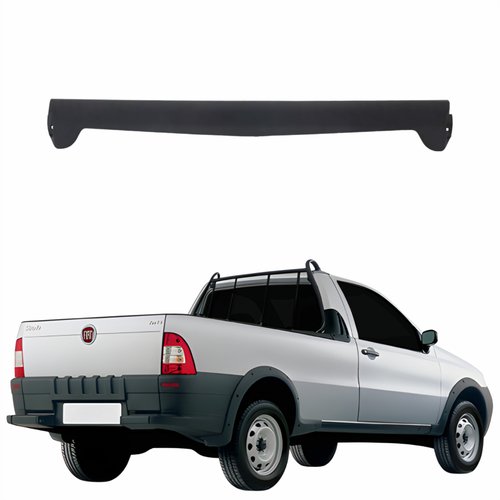 Moldura Superior Tampa Traseira Fiat Strada 2007 Até 2013