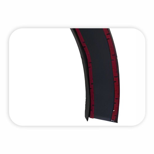 Moldura Vw Saveiro G5 2009 até 2012 Vw Saveiro G6 2013 até 2016 Lateral Traseiro Preto Texturizado Lado Esquerdo Motorista