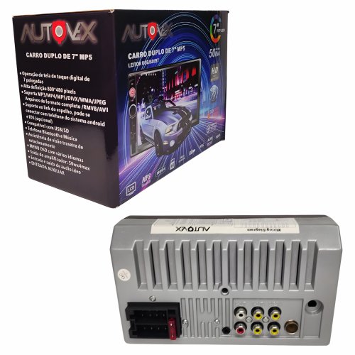 Mp5 Universal Tela Lcd 7 Polegadas
