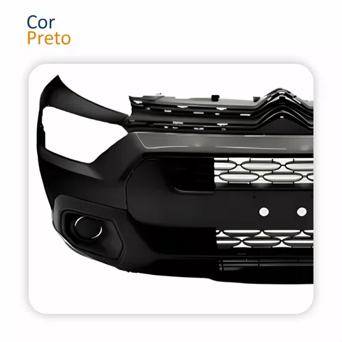 Para-choque Dianteiro Citroen C3 2021 2022 2023 2024 2025 Completo