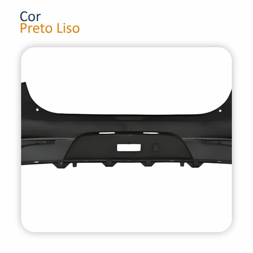 Para-choque Fiat Argo 2017 Até 2022 Traseiro Liso Sem Sensor