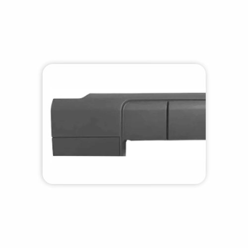 Para-Choque Central Traseiro Fiat Strada Trekking Working 2005 2006 2007 2008 2009 2010 2011 2012 Cinza Texturizado