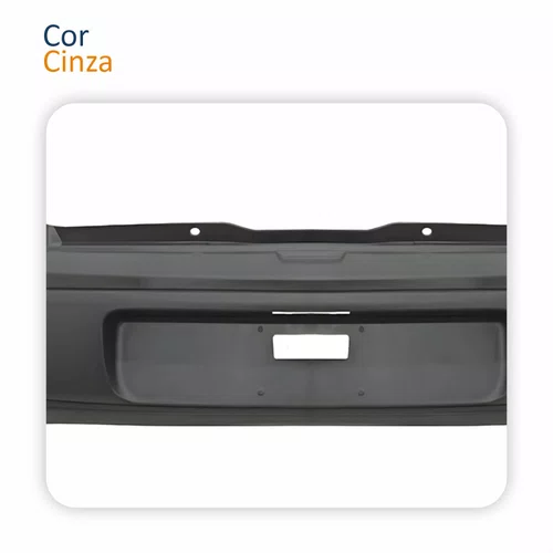 Para-choque Traseiro Fiat Uno Vivace 2011 2012 2013 2014 Cinza