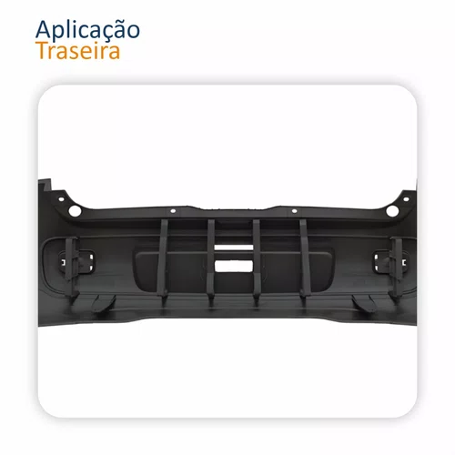 Para-choque Traseiro Fiat Uno Vivace 2011 2012 2013 2014 Cinza