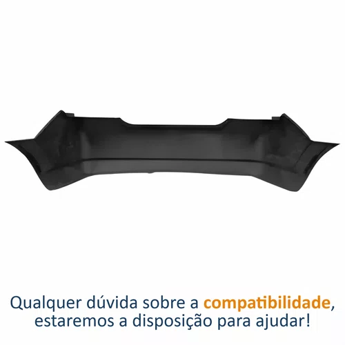Para-choque Traseiro Ford Fiesta Sedan 2003 Até 2010