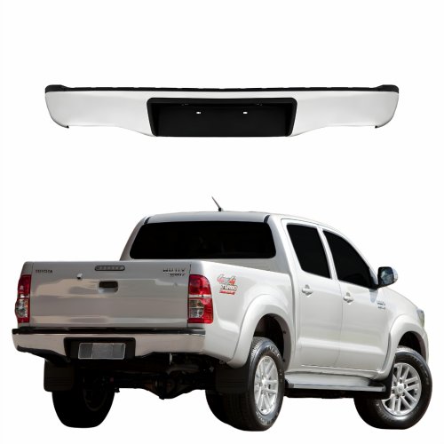 Parachoque Traseiro Hilux Srv 2005 Até 2015 Cromado
