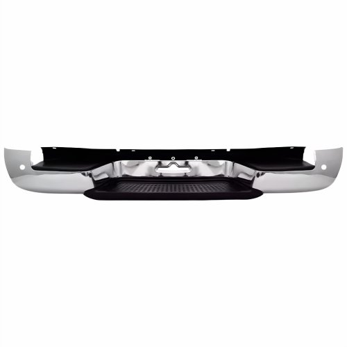 Parachoque Traseiro Vw Amarok 2010 Até 2018 Cromado Com Furo
