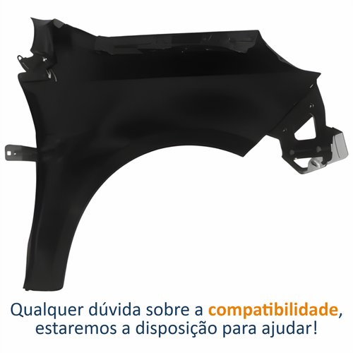Para-lama Dianteiro Grand Siena 2012 Até 2019 Lado Esquerdo Motorista