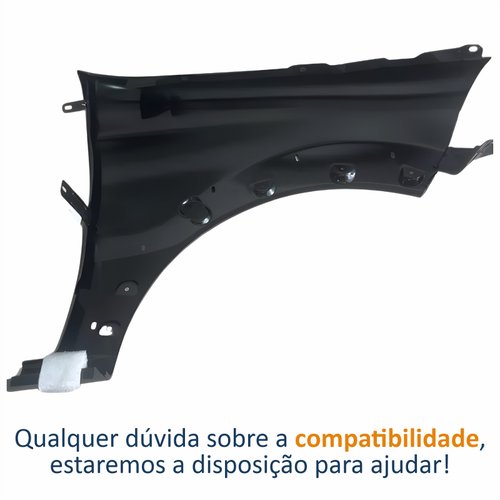 Para-lama Dianteiro Fiat Strada Working Trekking 2008 Até 2013 Lado Esquerdo Motorista