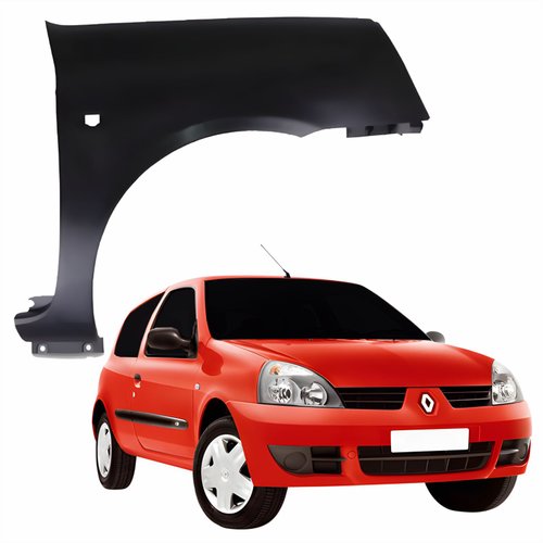 Para-lama Dianteiro Renault Clio 2003 Até 2011 Com Furo Lado Direito Passageiro