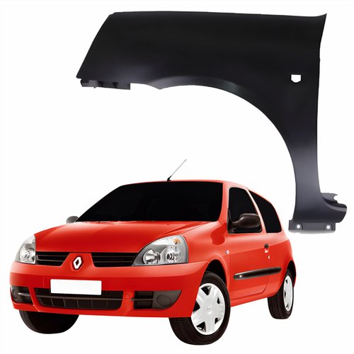 Para-lama Dianteiro Renault Clio 2003 Até 2011 Com Furo Lado Esquerdo Motorista