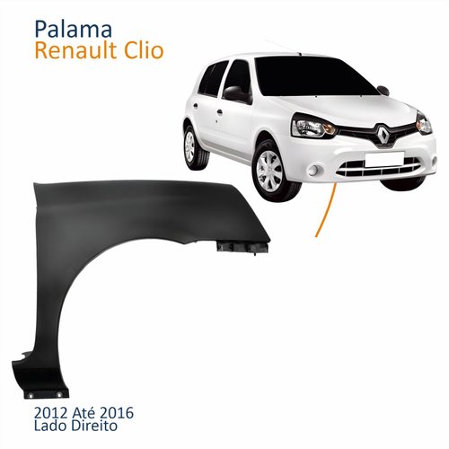 Para-lama Dianteiro Renault Clio 2012 2013 2014 2015 2016 Lado Direito Passageiro