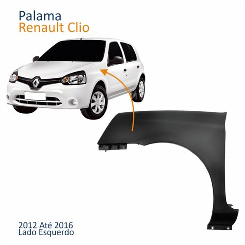 Para-lama Dianteiro Renault Clio 2012 2013 2014 2015 2016 Lado Esquerdo Motorista