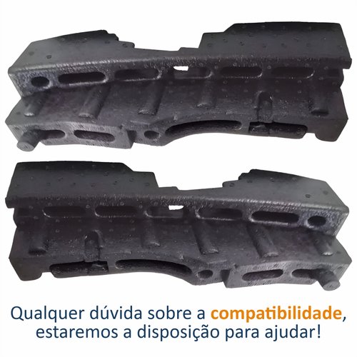 Par Absorvedor de Impacto Isopor Vw Parati G4 2005 2006 2007 2008