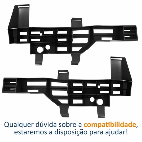 Par Alma Para-choque Traseiro Renault Clio Sedan 2006 Até 2011
