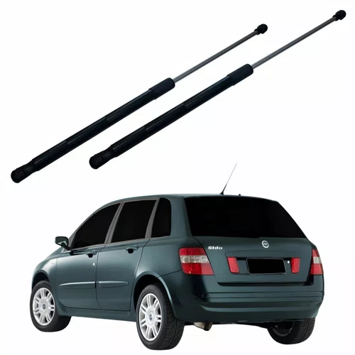 Par Amortecedor Tampa Traseira Fiat Stilo 2003 Até 2012