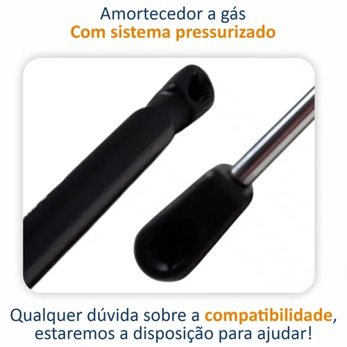Par Amortecedor Tampa Traseira Ford Fusion 2006 Até 2012