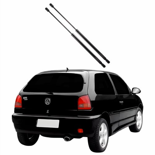 Par Amortecedor Tampa Traseira Vw Gol Bola 1995 1996 1997 1998 1999