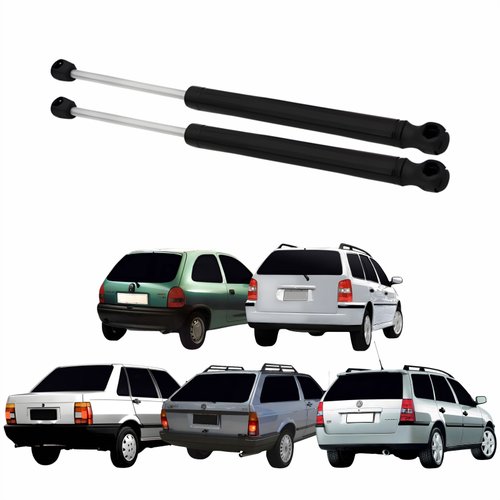 Par Amortecedor Tampa Traseira Vw Parati G1 G2 G3 1984 Até 2005 Gm Corsa Wind 1994 Até 2002 Ford Escort 1984 Até 1992