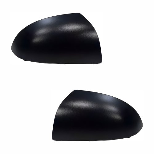 Par Capa de Retrovisor Ford Fiesta 2003 Até 2016 Ford Ka 2008 Até 2014 Preto