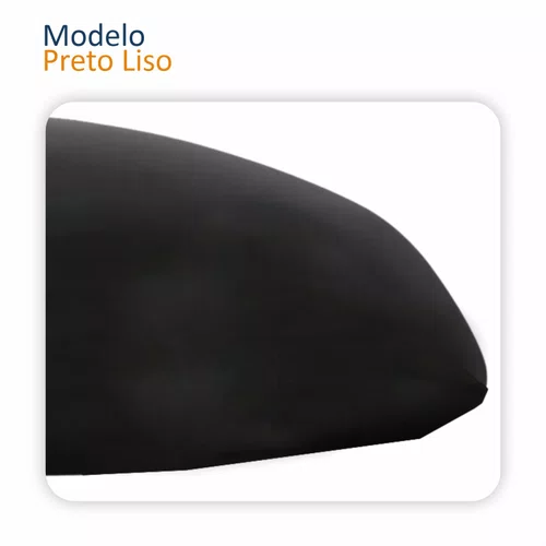 Par Capa Retrovisor Fiat Idea 2011 Até 2016 Sem Furo Liso