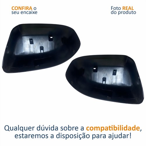 Par Capa Retrovisor Honda Civic 2012 Até 2016 Sem Furo Para Pisca