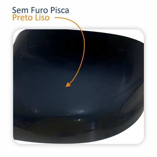 Par Capa Retrovisor Honda Civic 2012 Até 2016 Sem Furo Para Pisca