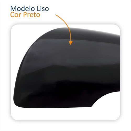 Par Capa Retrovisor Hyundai Creta 2017 2018 2019 2020 Com Furo Liso