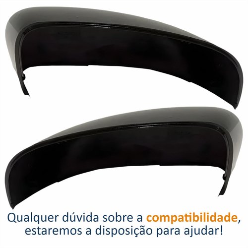 Par Capa Retrovisor Jeep Commander 2016 Até 2023 Texturizado