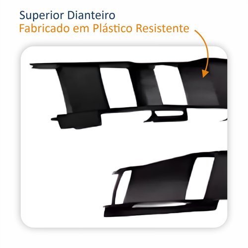 Par de Absorvedor Impacto Peugeot 208 2017 Até 2020 Superior Dianteiro