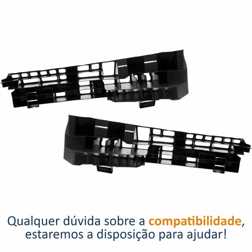 Par de Alma Parachoque Dianteiro Renault Clio 2006 Até 2011