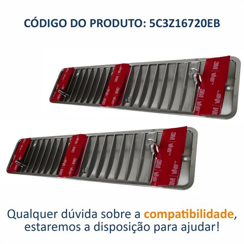 Par de Emblema Lateral Ford f-250 - Escrito F-250 XLR SUPER DUTY