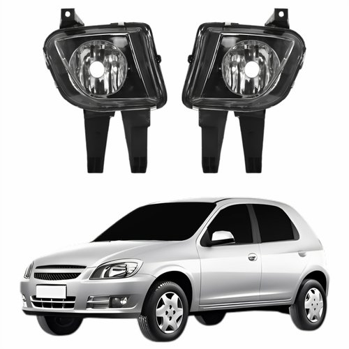 Par de Farol Auxiliar De Milha Gm Celta 2007 Até 2015