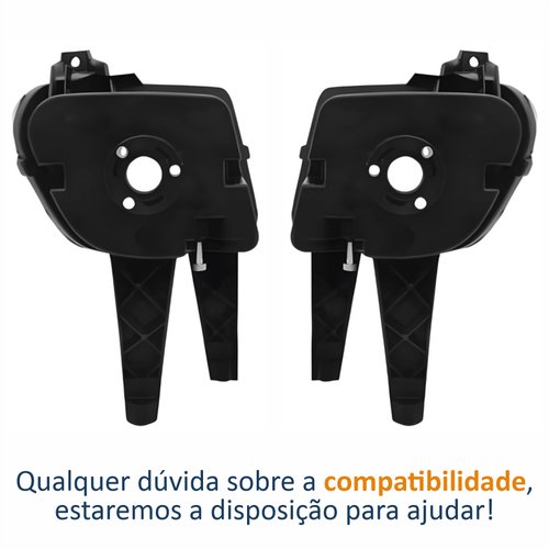 Par de Farol Auxiliar De Milha Gm Prisma 2007 Até 2012