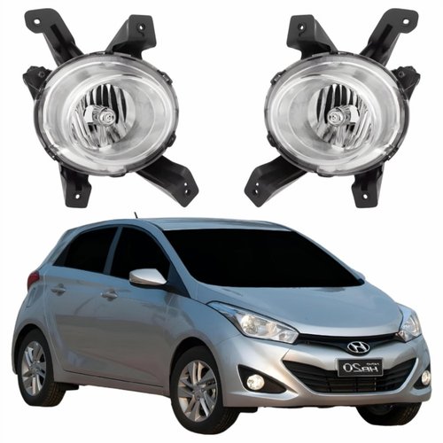 Par de Farol Auxiliar De Milha Hyundai Hb20 2012 Até 2015 Par de Farol Auxiliar De Milha Hyundai Hb20 2012 Até 2015