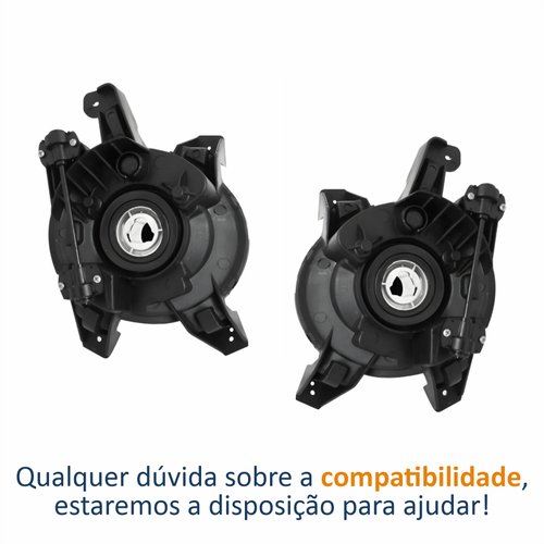 Par de Farol Auxiliar De Milha Hyundai Hb20 2012 Até 2015