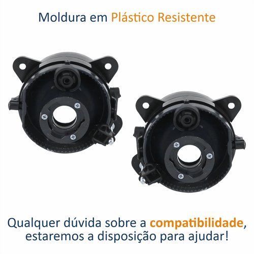 Par de Farol Auxiliar De Milha Vw Gol G5 2009 Até 2012 Golf 2008 Até 2013 Fox 2011 Até 2014 Polo 2007 Até 2012 Original Arteb