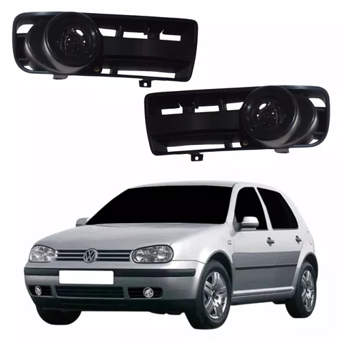 Par de Farol Auxiliar De Milha Vw Golf 1999 Até 2006
