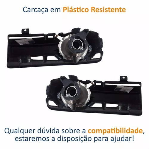 Par de Farol Auxiliar De Milha Vw Golf 1999 Até 2006