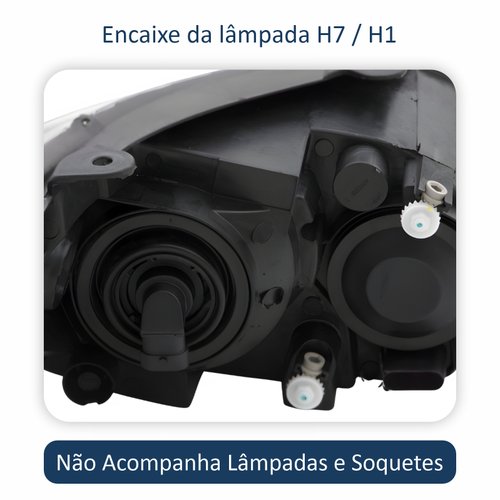 Par Faróis Dianteiro Volkswagen Gol Voyage G5 2008 2009 2010 2011 2012 Saveiro G5 2009 2010 2011 2012 2013 Original Foco Duplo Máscara Cromomix