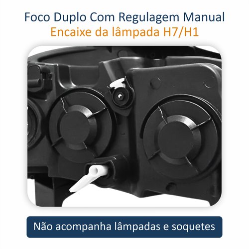 Par de Farol Fiat Palio 2008 Até 2011 Siena 2008 Até 2012 Strada Weekend 2008 Até 2016 Original Arteb Máscara Cromada Com Anel Cromado