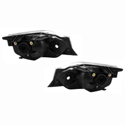 Par de Farol Ford Ecosport 2008 Até 2012 Máscara Negra