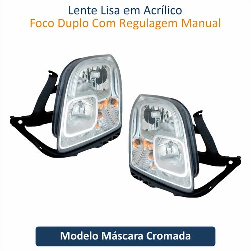 Par de Farol Ford Fusion 2006 Até 2009 TYC
