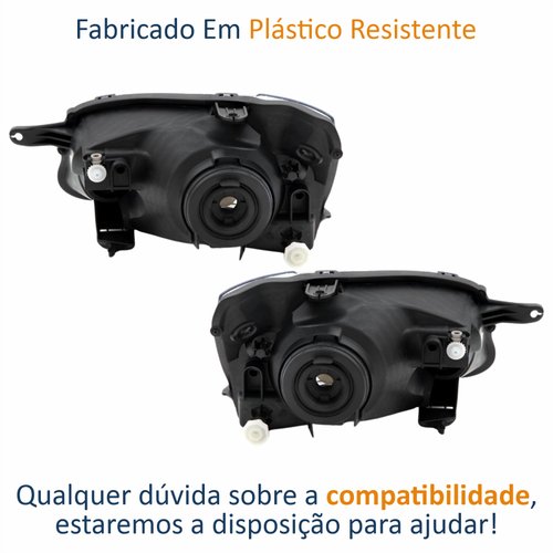 Par de Farol Gm Classic 2011 Até 2016 Original Arteb