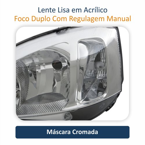 Par Faróis Chevrolet Montana 2003 2004 2005 2006 2007 2008 2009 2010 Original